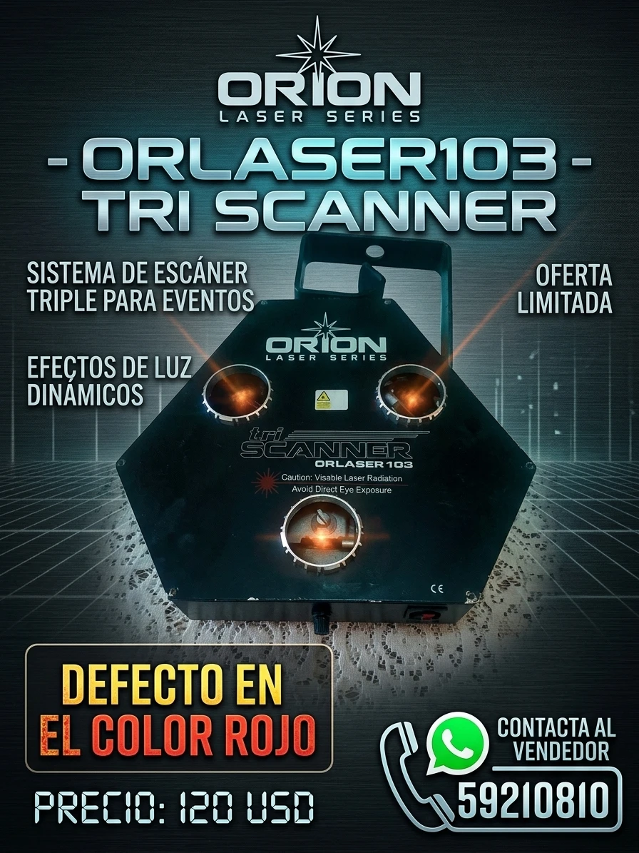 Laser 3 Bocas Orion's foto | Ray Market |  BizneCubano